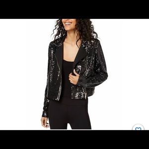 Sequin Motorcycle jacket